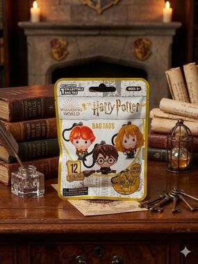 Harry Potter Wizarding World Mystery Bag Tags Blind Pack Keychain Collectible